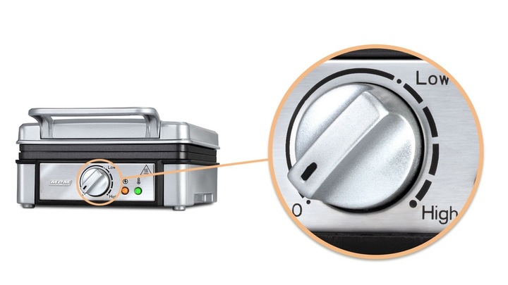 GOFROWNICA MPM DUŻA MOC 1400W 2 GOFRY NON-STICK