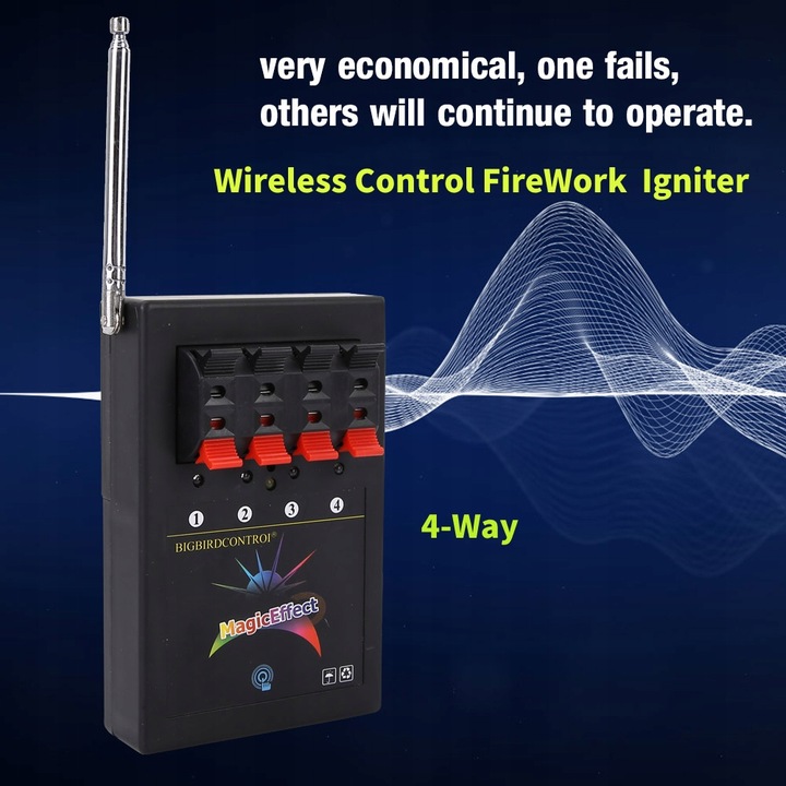BEZPRZEWODOWY SYSTEM ODPALANIA FAJERWERKÓW