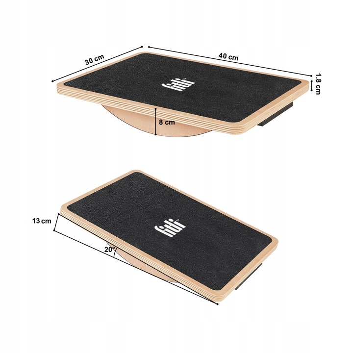DESKA DO BALANSOWANIA BALANCE BOARD Platforma do Ćwiczeń TRENING RÓWNOWAGI