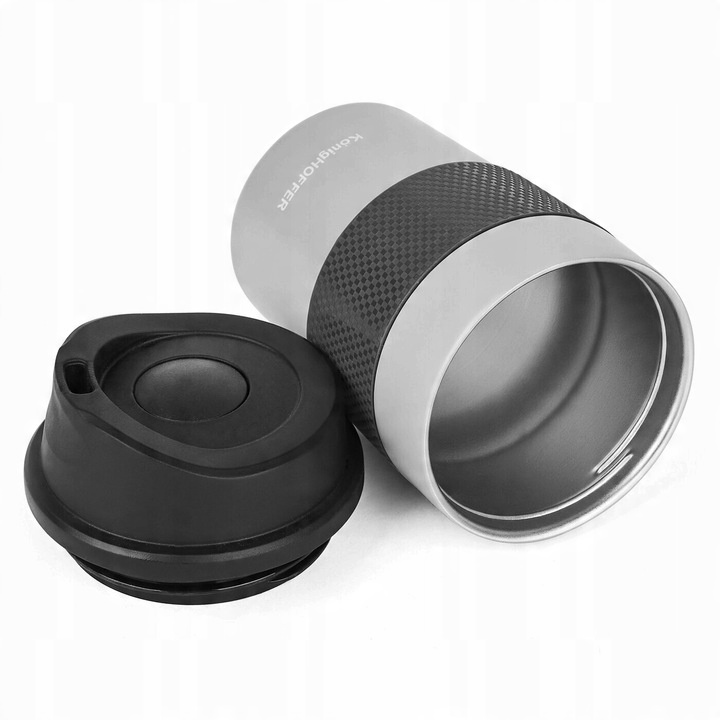 KUBEK TERMICZNY do KAWY Herbaty na WYNOS Biały Konighoffer Elliot 330 ml