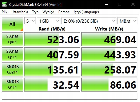 Dysk SSD 256GB 2,5" SATA III 3D NAND 560MB/s