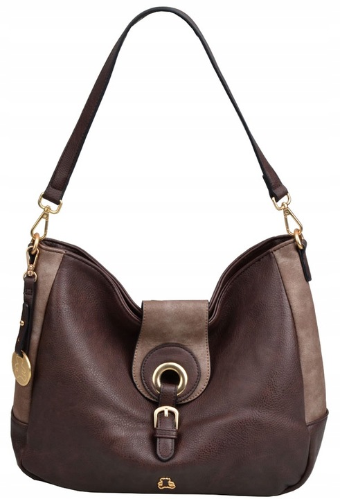 Lulu Castagnette torebka klasyczna na ramię czekolada