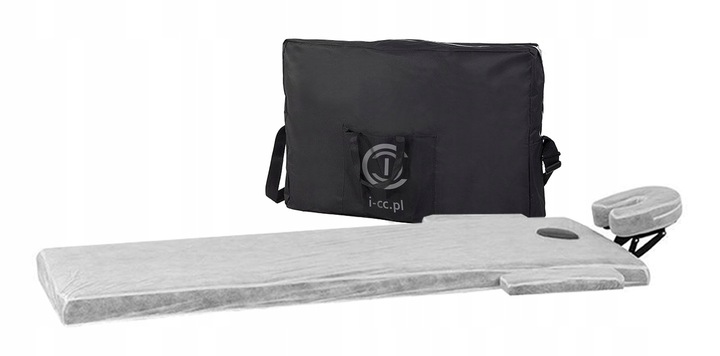 Łóżko Stół Masażu Składany Przenośny Aluminiowy 3 Segmentowy Leżanka