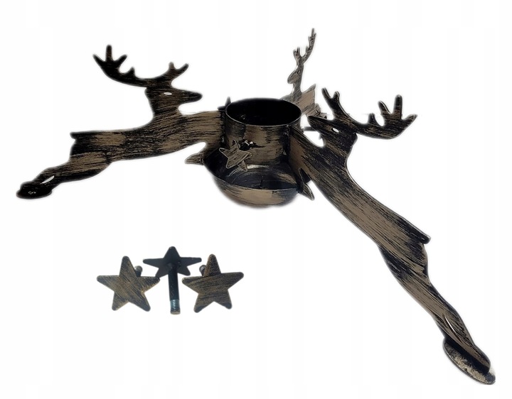 STOJAK CHOINKOWY 70cm ŚWIĘTA RENIFER CHOINKA REGULACJA 45-105MM TERMOFOR 2L