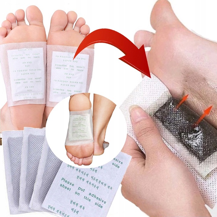 PLASTRY DO STÓP OCZYSZCZAJĄCE Z TOKSYN KINOKI DETOX ORYGINALNA 100SZT