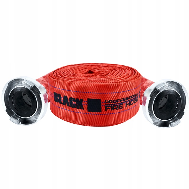 WĄŻ STRAŻACKI PARCIANY DO WODY SZAMBA 2" 52MM 30M Z SZYBKOZŁĄCZAMI DO POMPY