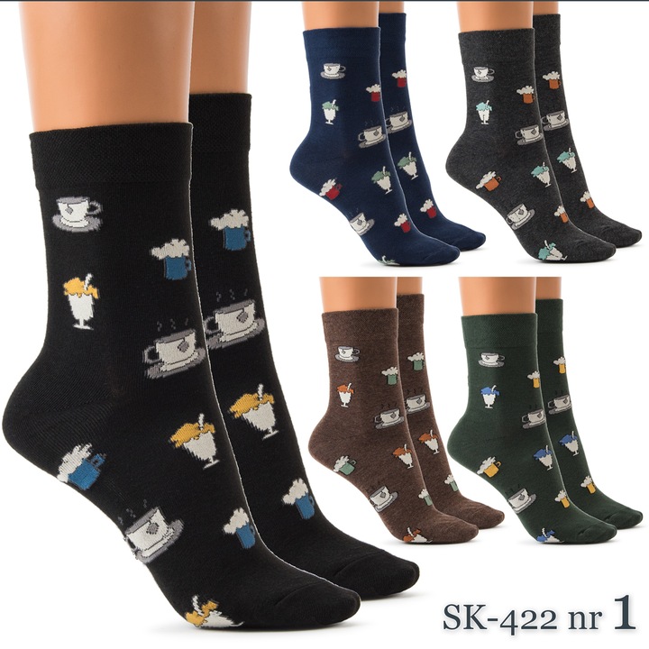 5x SKARPETY męskie BAWEŁNIANE wysokie skarpetki Eleganckie JAKOŚĆ PREMIUM