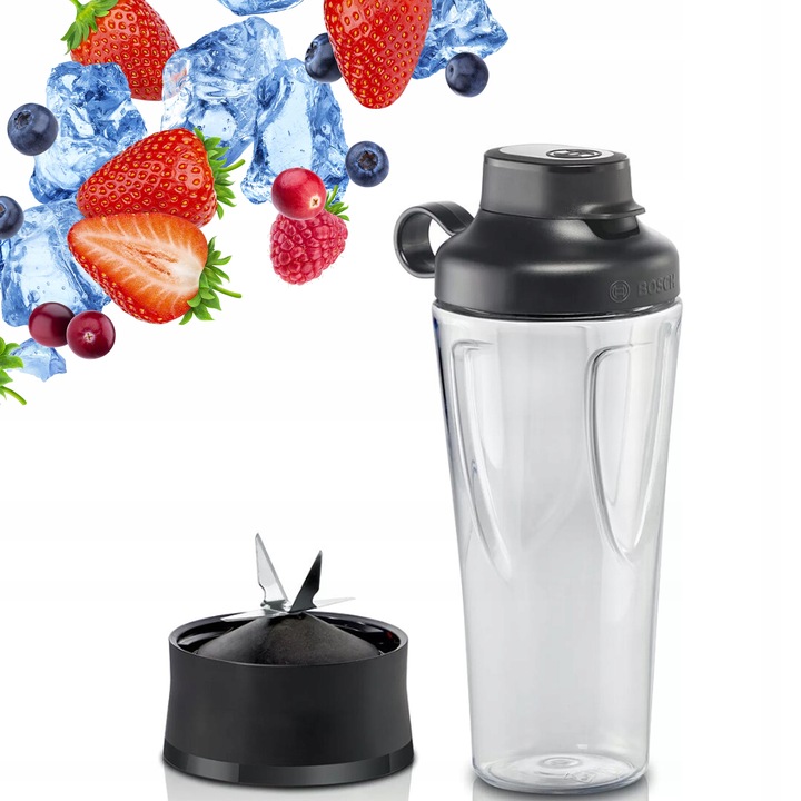 Butelka to go bottle Bosch MMZBTK1B 800ml Do robotów kuchennych i blenderów