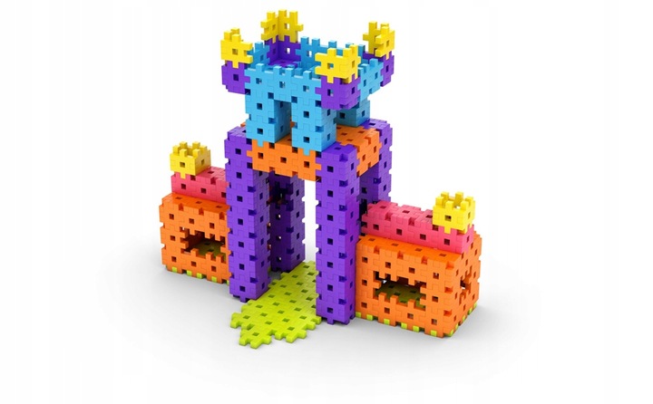 KLOCKI KONSTRUKCYJNE WAFLE MELI BASIC TRAVEL BOX 1000 EL PUZZLE 3D GOFRY