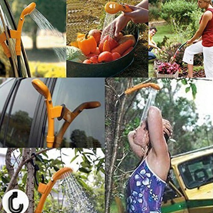 PRYSZNIC TURYSTYCZNY KEMPINGOWY POD NAMIOT 12V 60W PRZENOŚNY NATRYSK POLOWY