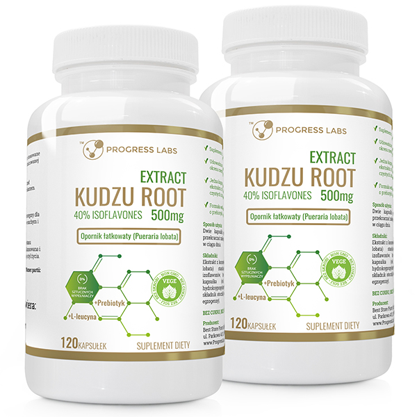 KUDZU ROOT Extract 500mg 40% isoflavones 2x120kaps