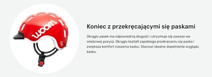 KASK ROWEROWY WOOM KIDS XS CZARNY