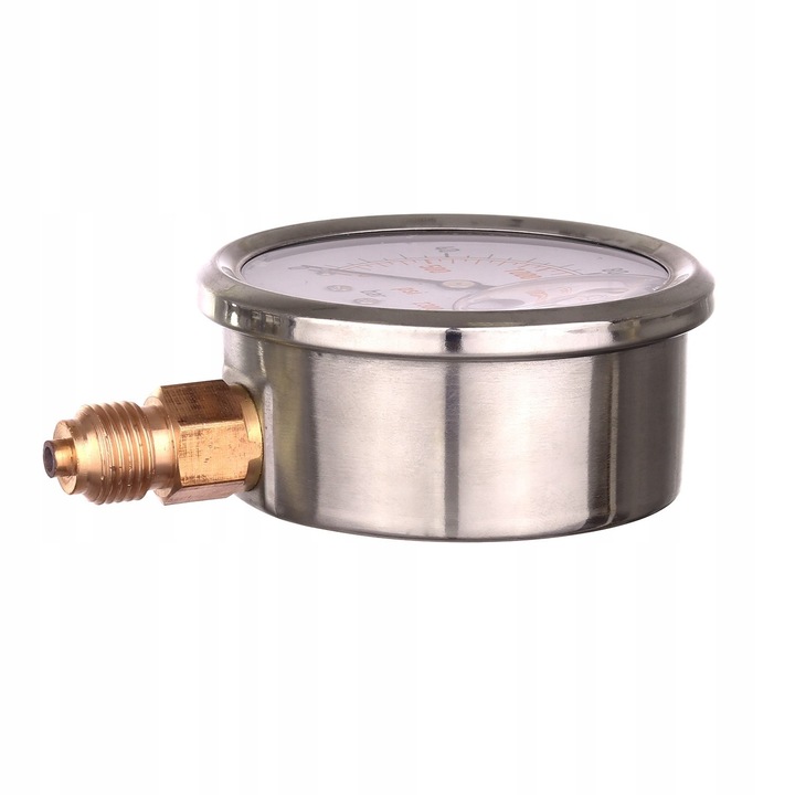 Manometr glicerynowy Pneumatyczny 0-6 bar dolny 1/4" ZEGAR BAR PSI