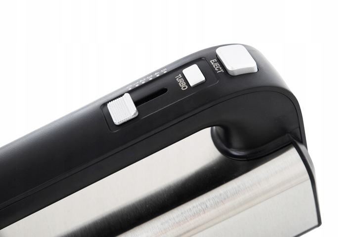 Mikser Ręczny Robot Kuchenny 800W 5 Biegów TURBO 4 Końcówki Mieszadła Haki