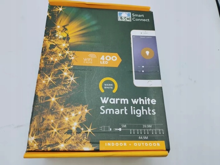 OŚWIETLENIE SMART CONNECT WIFI LSC – 400 LED PUDEŁKO