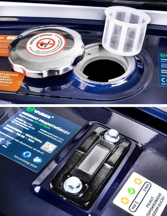 AGREGAT PRĄDOTWÓRCZY GENERATOR PRĄDU 6,5KM 2500W AVR