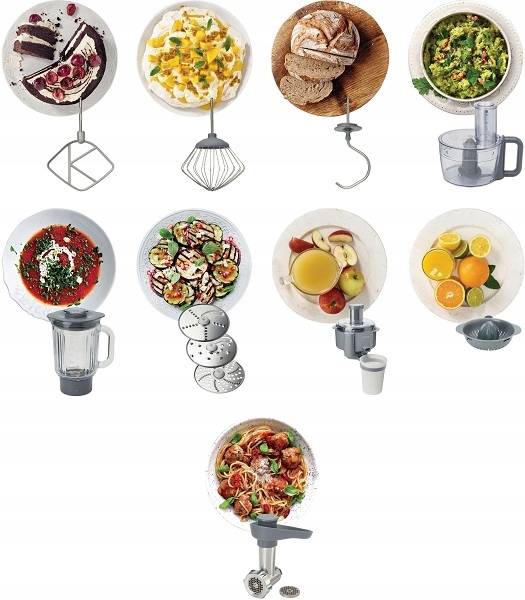 Robot Kuchenny Planetarny Kenwood KHC29.P0RD 1000W Czerwony Duży Zestaw