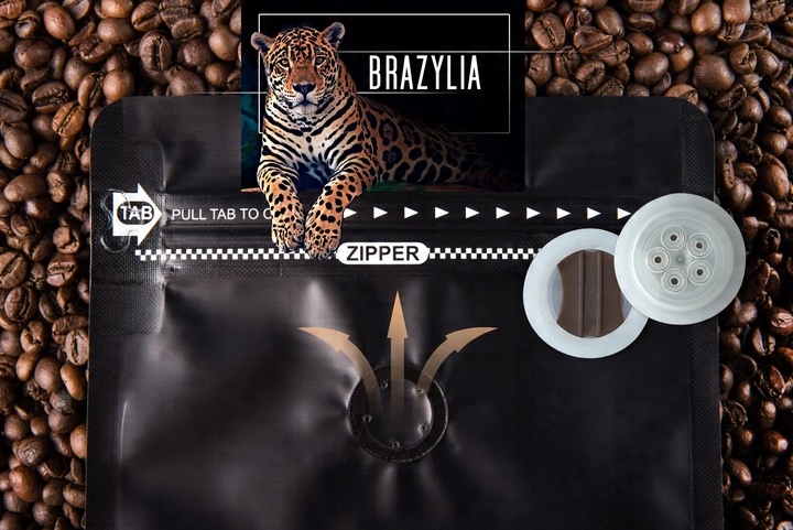 Kawa Mielona Świeżo Palona 100% Arabica Brazylia 500G Eight Cafe