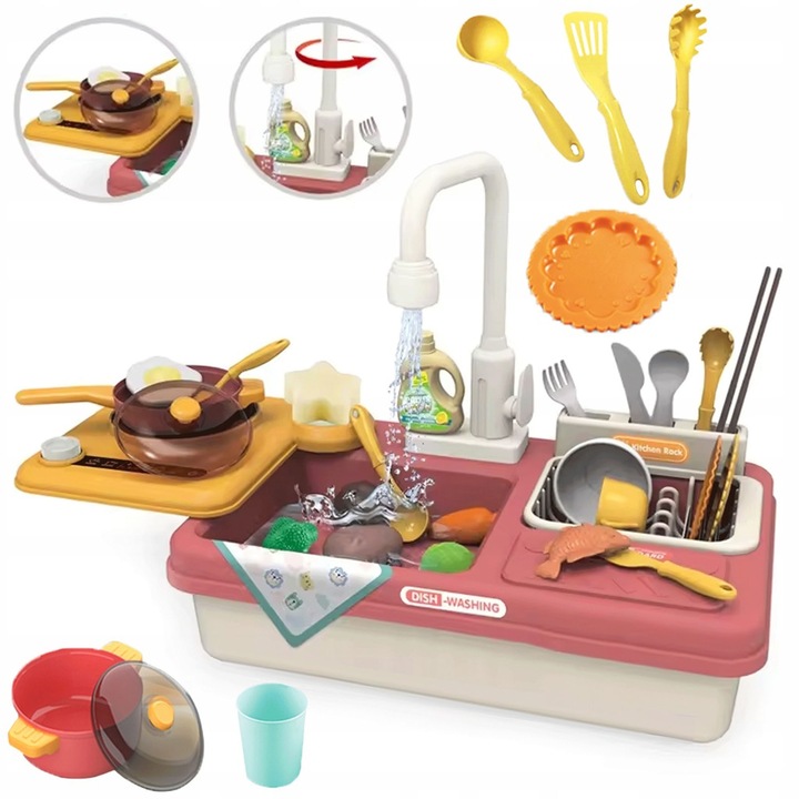 ZLEWOZMYWAK DLA DZIECI ELEKTRYCZNY AKCESORIA OBIEG WODY 31akc MATADI