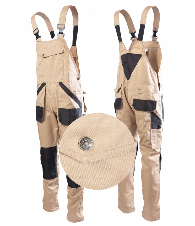 SPODNIE ROBOCZE OGRODNICZKI OCHRONNE MOCNE MĘSKIE