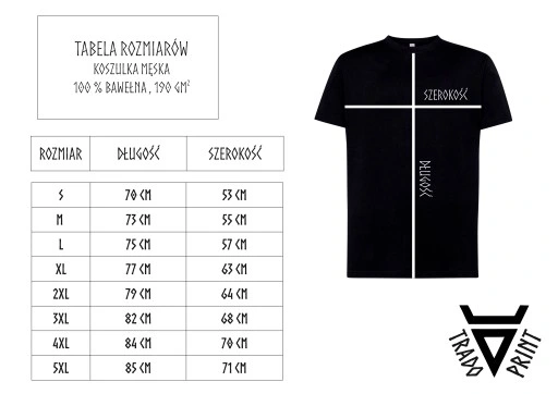 KOSZULKA MĘSKA PIERWSZE 30 40 50 60 70 URODZINY