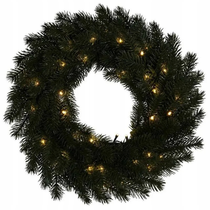 Wieniec LED 40cm zielony na baterie