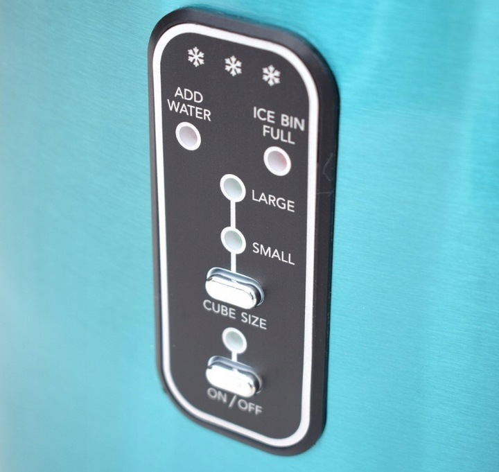 Kostkarka do robienia kostek lodu maszyna domowa barowa niebieska