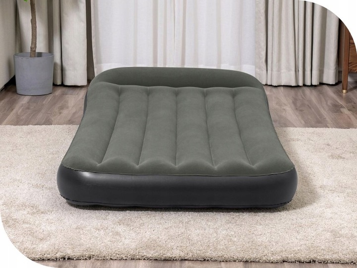 Materac Dmuchany Welurowy Jednoosobowy Łóżko 188x99x30 Bestway MODEL 2025