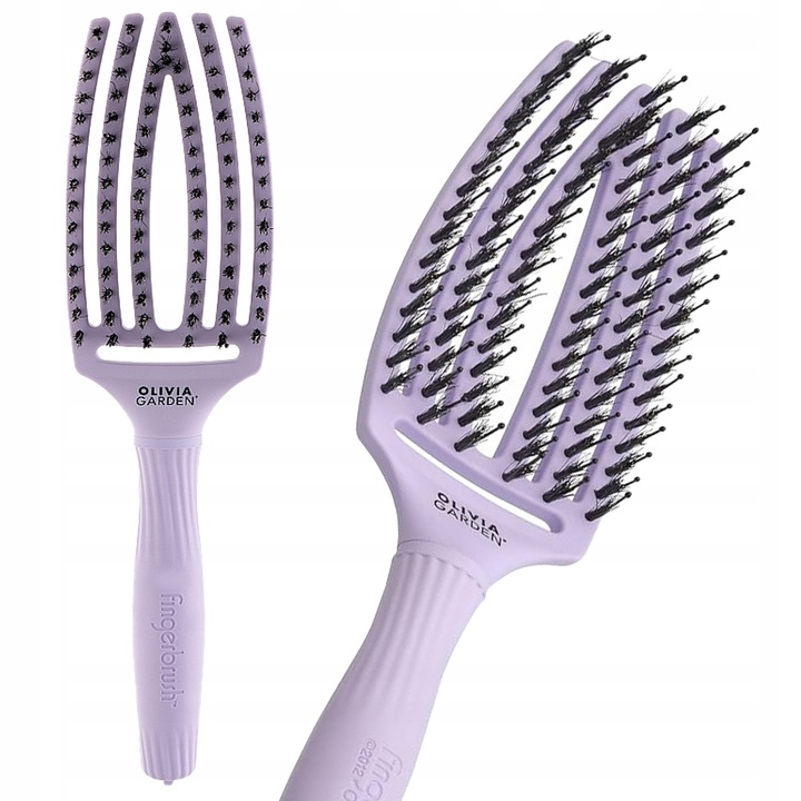 Olivia Garden Szczotka FingerBrush Combo Medium Lavender