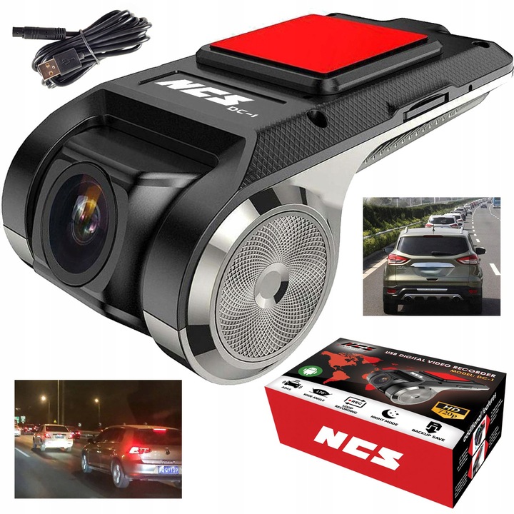 REJESTRATOR JAZDY KAMERA ANDROID DVR HD WIDEO ADAS