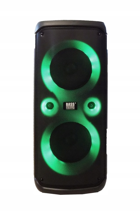 KOLUMNA GŁOŚNIKOWA PRZENOŚNA KARAOKE BLUETOOTH USB AKUM SUPER JAKOŚĆ MOCNA