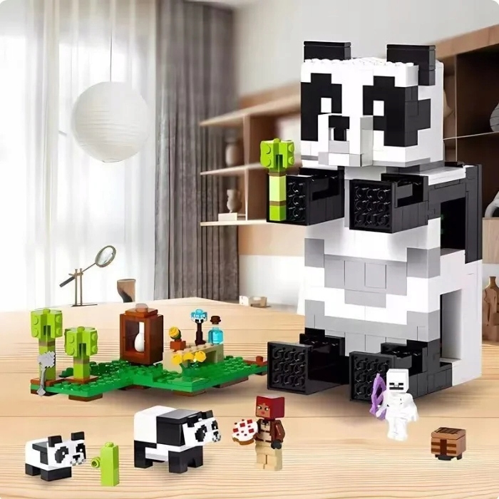 LEGO Minecraft - Rezerwat pandy (21245) KLOCKI PREZENT