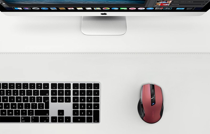 UGREEN BEZPRZEWODOWA MYSZKA KOMPUTEROWA NA BATERIE AA 2.4GHZ BLUETOOTH 5.0