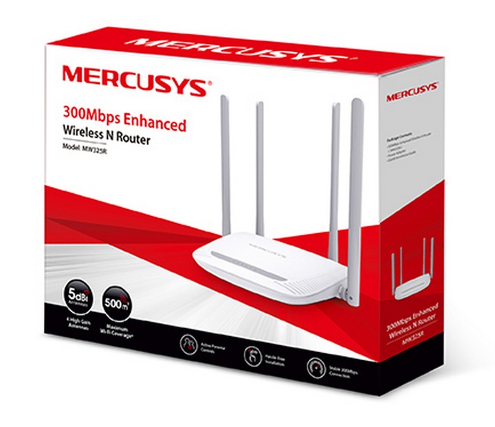 Mocny Ruter Router TP-Link MW325R WiFi 2.4 GHz 300Mbs Duży Zasięg MODEM LAN
