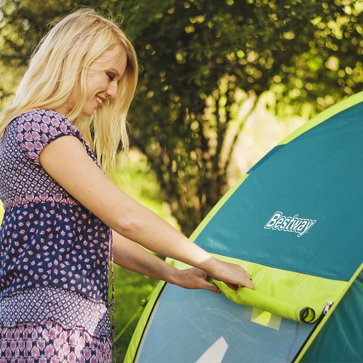 Namiot Turystyczny Kempingowy 2 Osobowy 223x145 Pop-UP Torba Bestway 68086