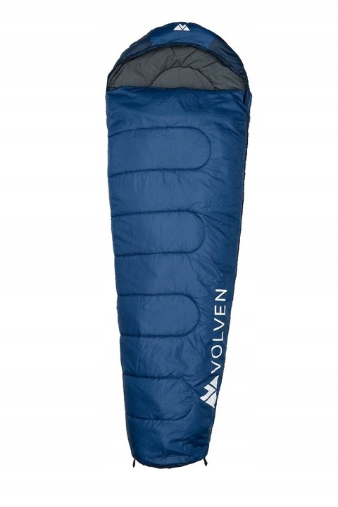 Śpiwór Volven TRAVELLER-NIEBIESKI prawy