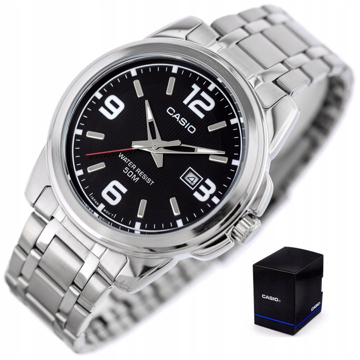 ZEGAREK MĘSKI CASIO REAGAN datownik cyfry +BOX +GRAWER