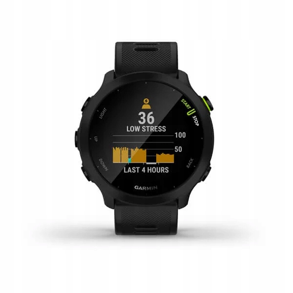 Czarny Zegarek sportowy GARMIN Forerunner 55 GPS