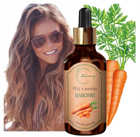 Olej z nasion marchwi do opalania - - 100% CZYSTY