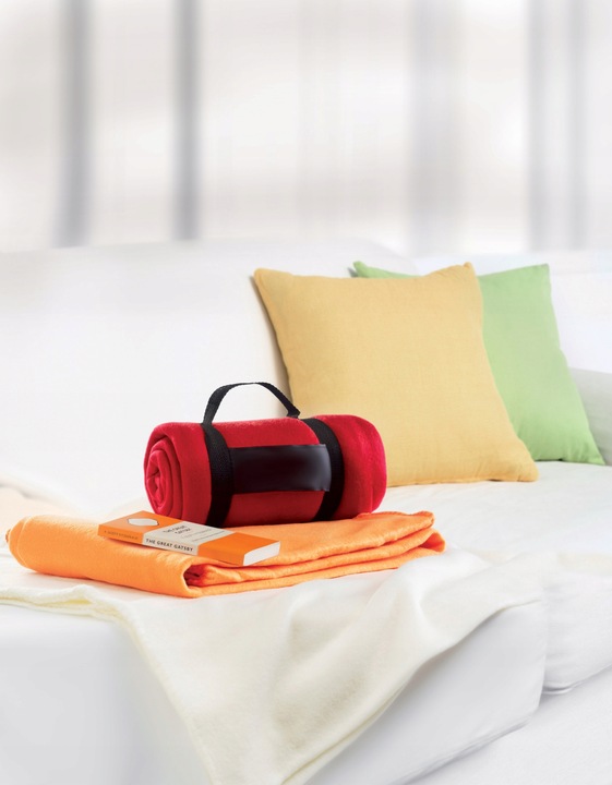 KOC POLAROWY 150x120 cm 180g/m2 piknik pomarańcz