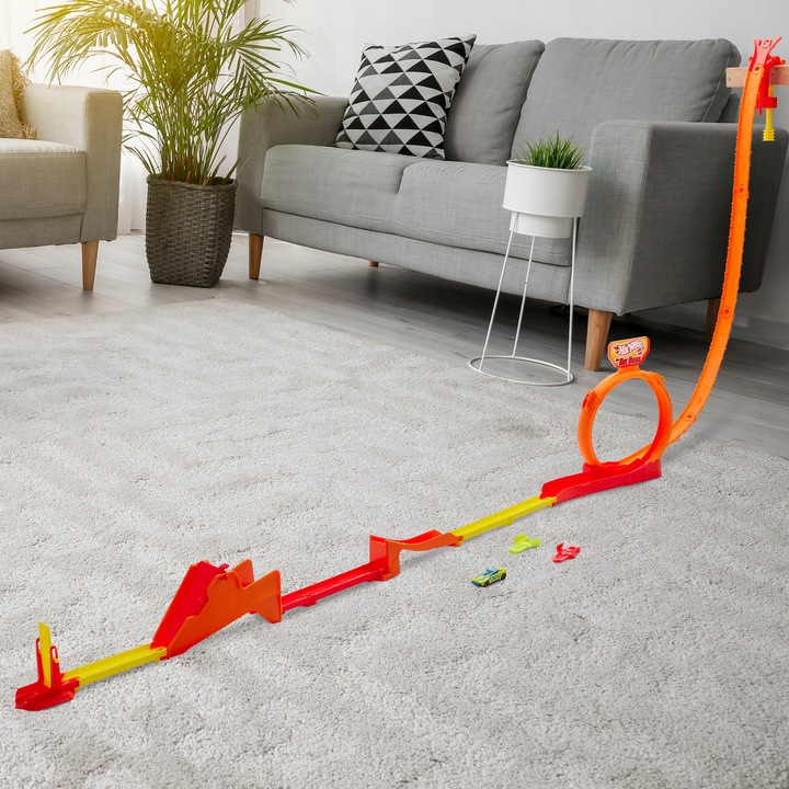 Hot Wheels Kaskaderski skok Tor wyścigowy The Hot Ones JCX69