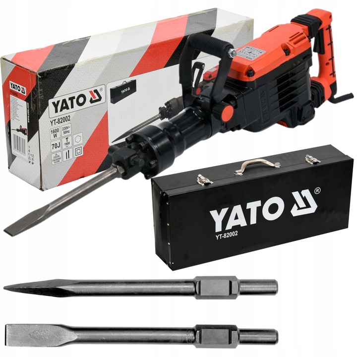 YATO MŁOT WYBURZENIOWY 70J CHŁODZONY OLEJEM YT-82002 HEX 1600W BETON ŻELBET