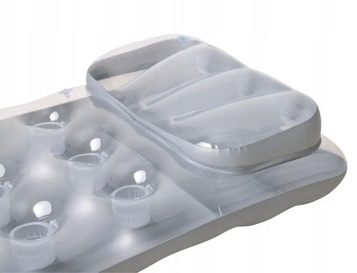 MATERAC DO PŁYWANIA DMUCHANY SREBRNY INTEX 58894