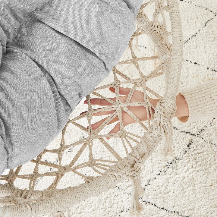 Huśtawka W STYLU BOHO krzesło brazylijskie wiszący fotel ogrodowy