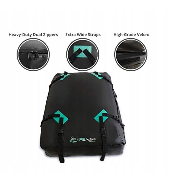 BAGAŻNIK DACHOWY SAMOCHODOWY TORBA WODOODPORNA 424 L