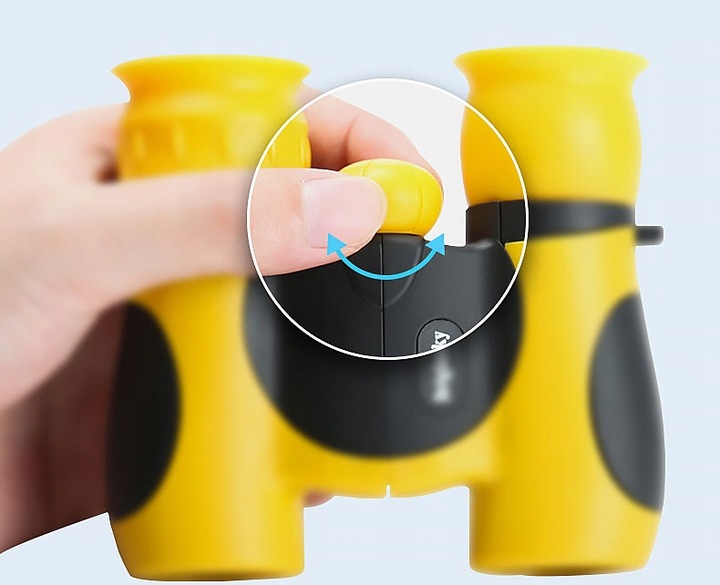 LORNETKA TURYSTYCZNA DO OBSERWACJI DLA DZIECI NIEBIESKA DZIEŃ NOC 8X21 ETUI