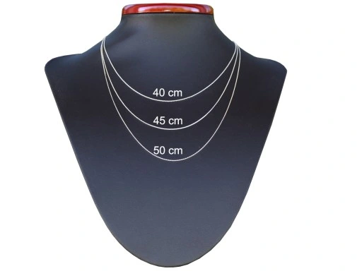 ŁAŃCUSZEK SREBRNY 925 CARDANO 4L030 - DŁUGOŚĆ 45cm