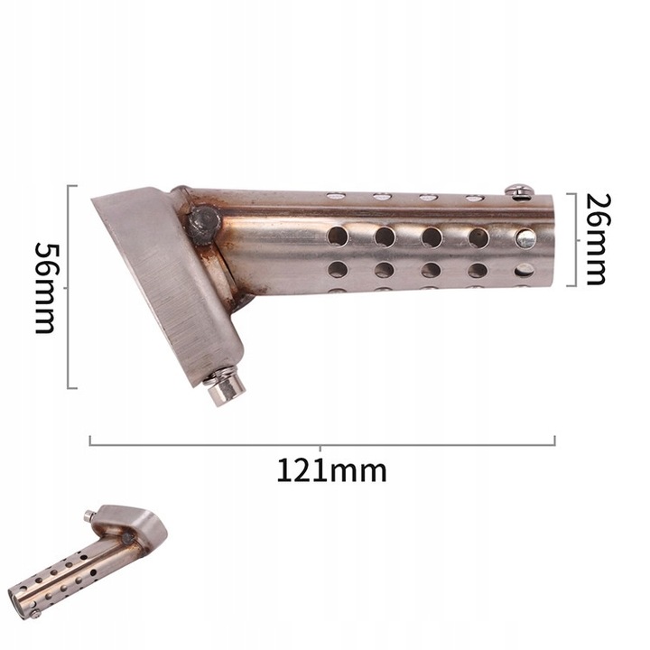 Wydech Tłumik ATV Quad Cross Can-Am Kolanko Pit DB