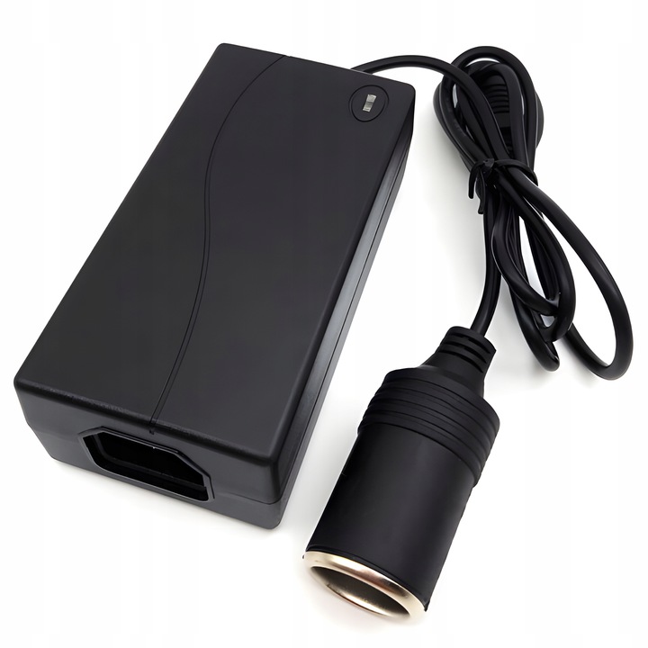 Zasilacz Przetwornica Reduktor Napięcia Gniazda Zapalniczki 230V AC 12V DC