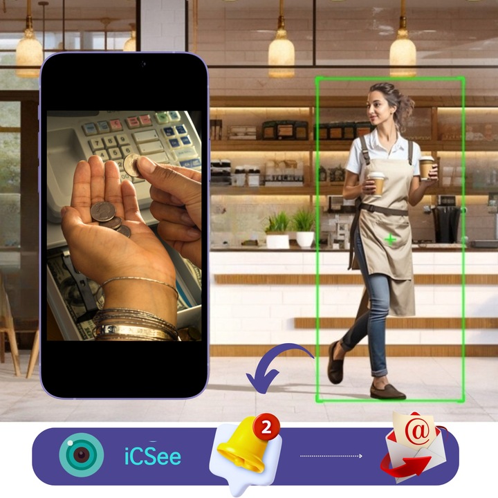 Zewnętrzna Kamera WIFI Obrotowa 8MPx ŚLEDZENIE ~360 stopni UHD NAGRANIA SD